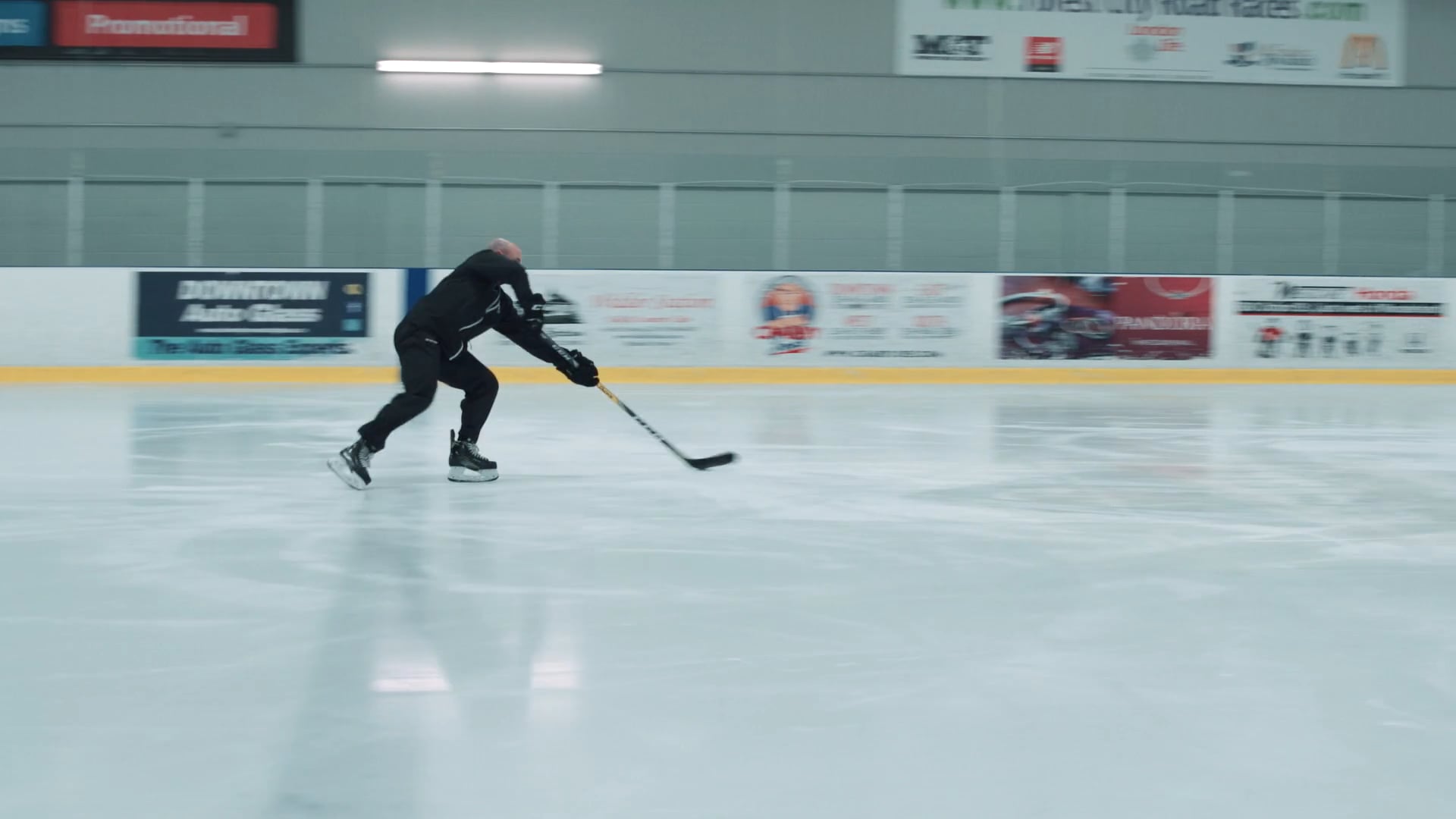 Passing the Puck While In Motion